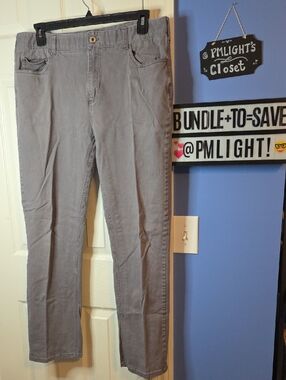 Iron Co. Gray Straight-Leg  Pants 38x32